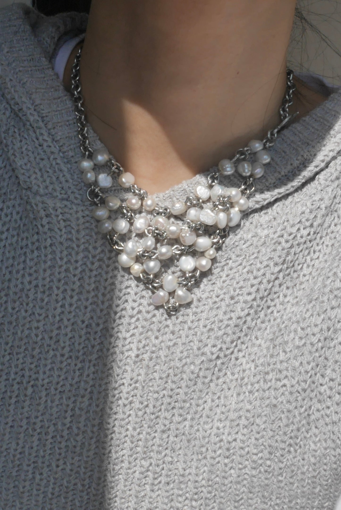 pearl scarf