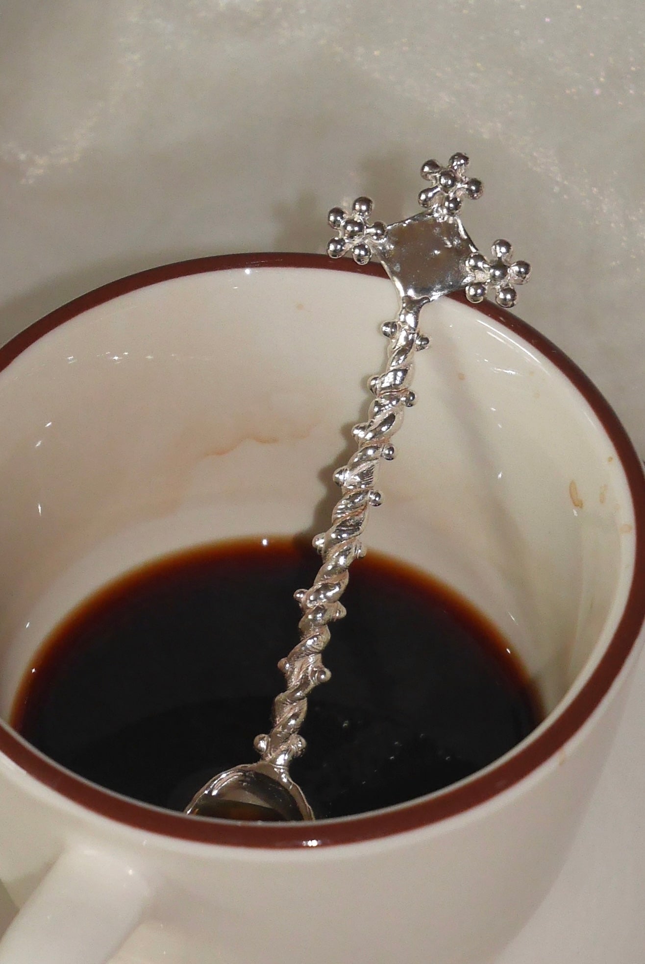 Orchid drop teaspoon
