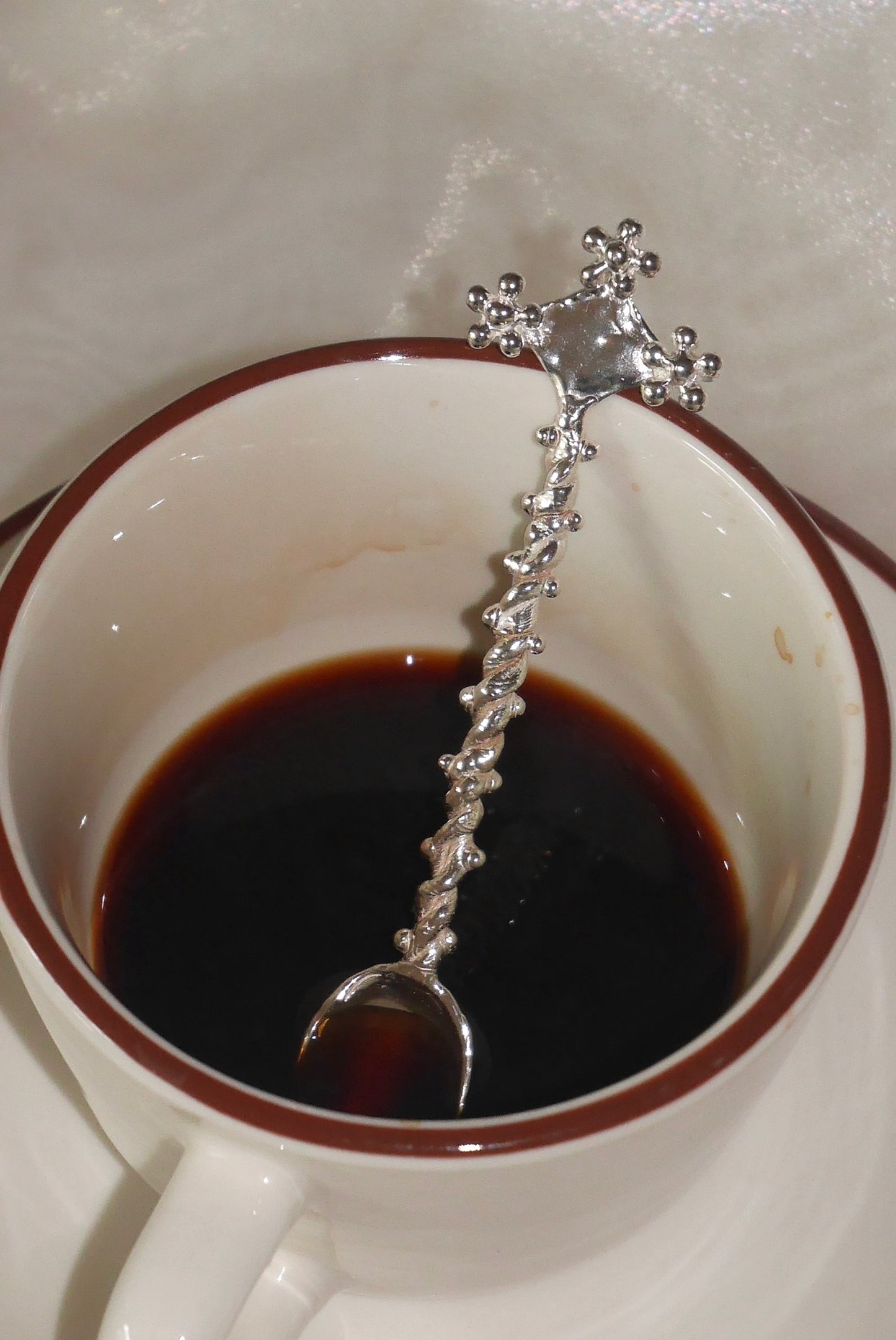 Orchid drop teaspoon