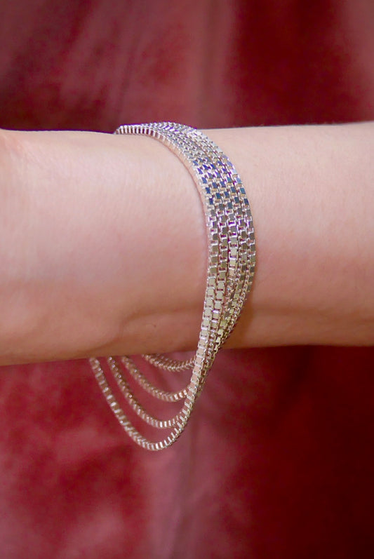 Voile fringe bracelet